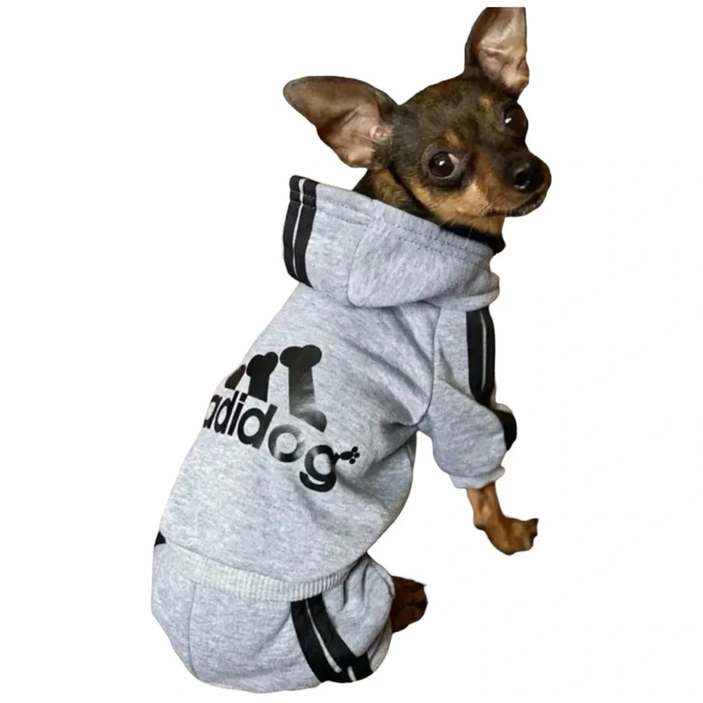 ADIDOG Tracksuit with Hoodie in Gray - BRAND NEW